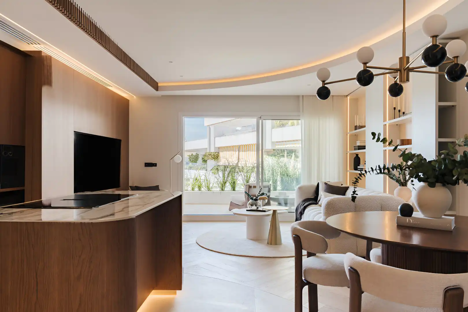 Apartamento con balcón en venta en Milla de Oro