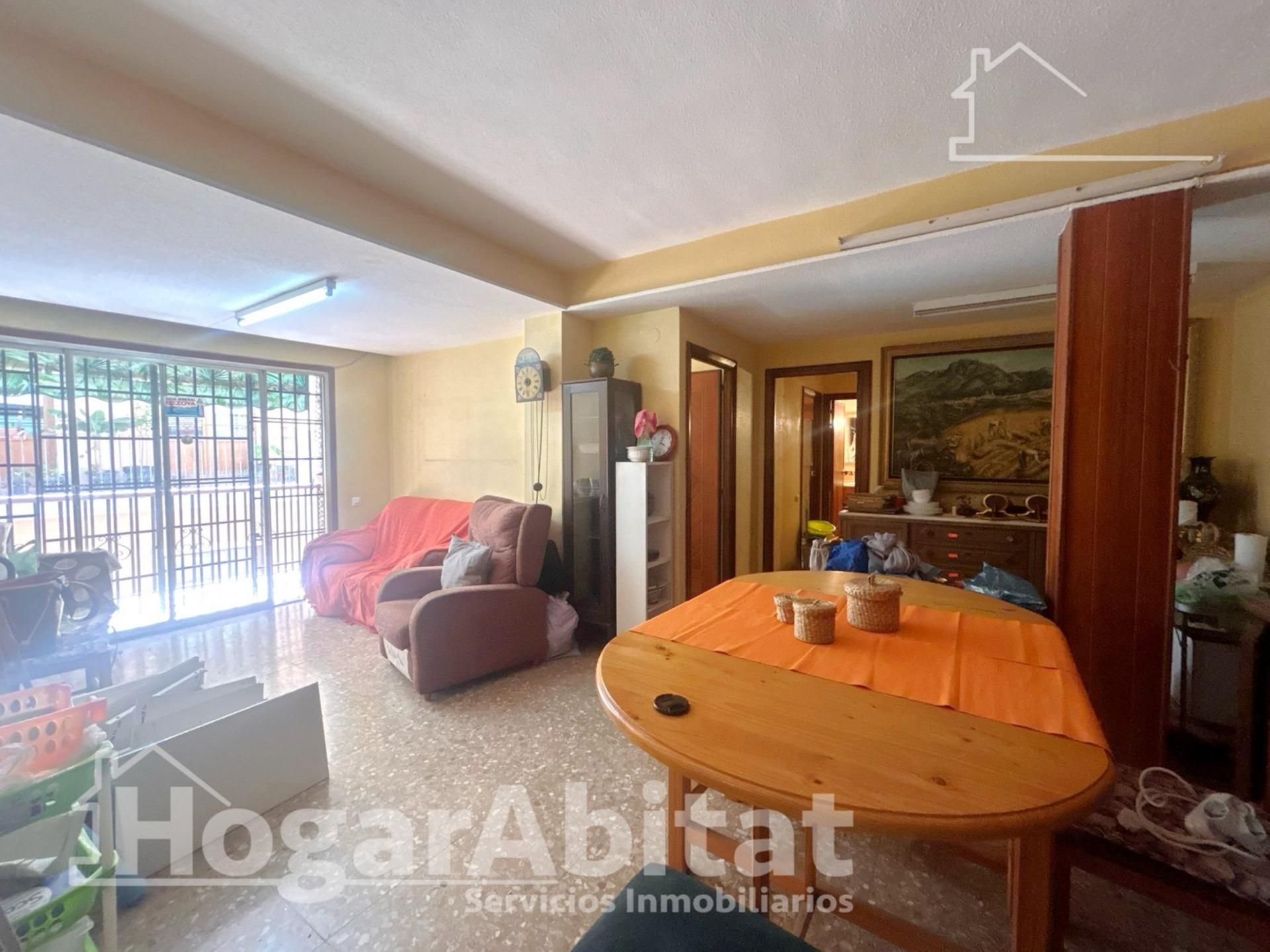 Living room of Flat for sale in  Valencia Capital  with Balcony