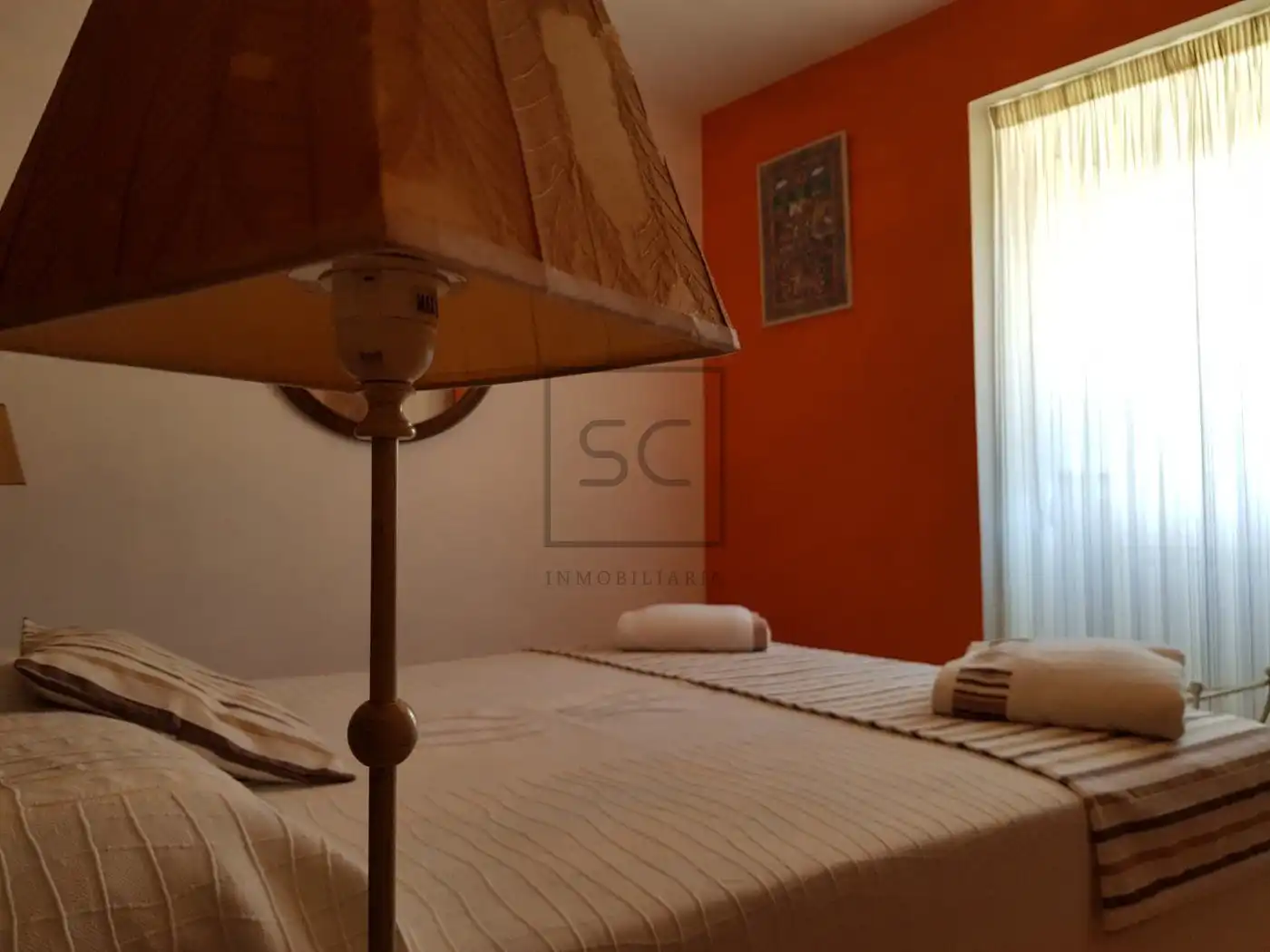 Schlafzimmer von Country house zum Verkauf in Laxe mit Heizung, Terrasse und Möbliert