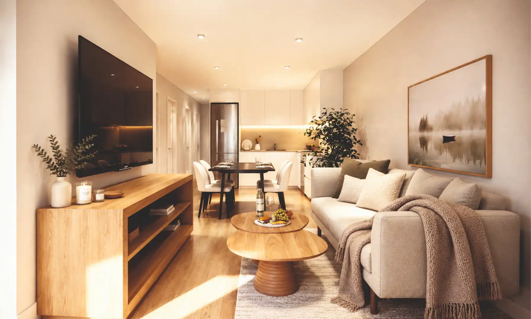 Sala de estar de Piso en venta en Barcelona con Balcón