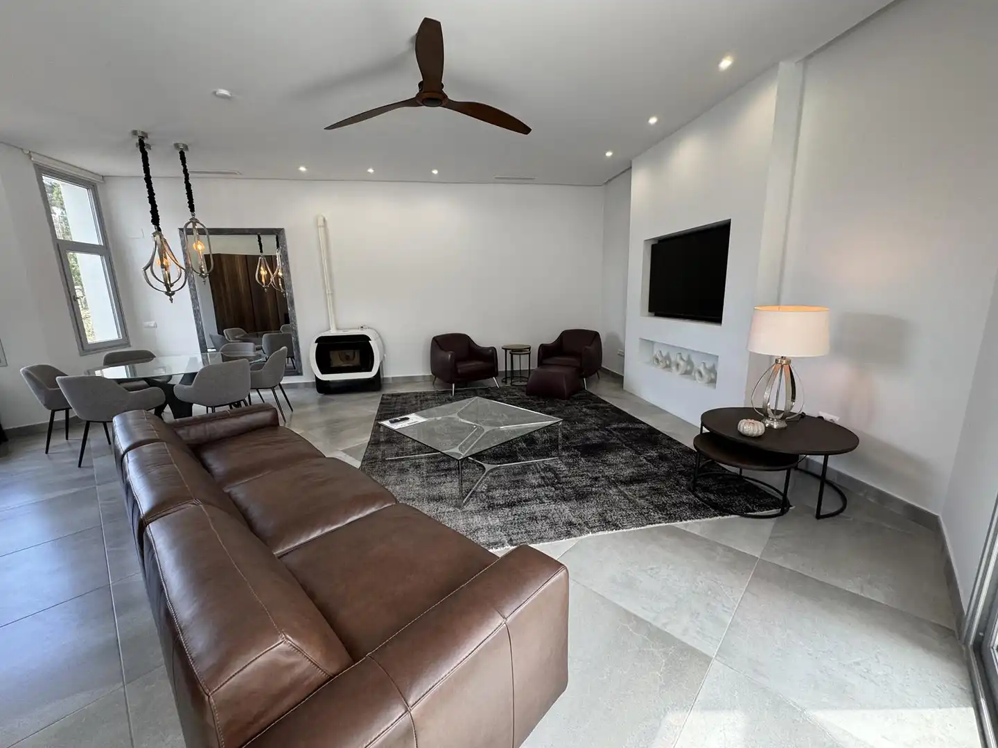 Living room of Houses for rent in Moraira  with Air Conditioner, Heating and Private garden