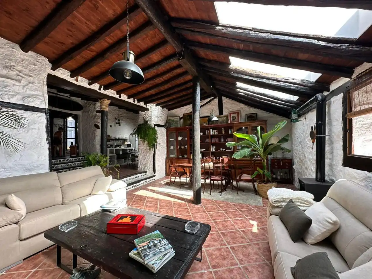 Sala d'estar de Finca rústica en venda en El Tanque amb Terrassa