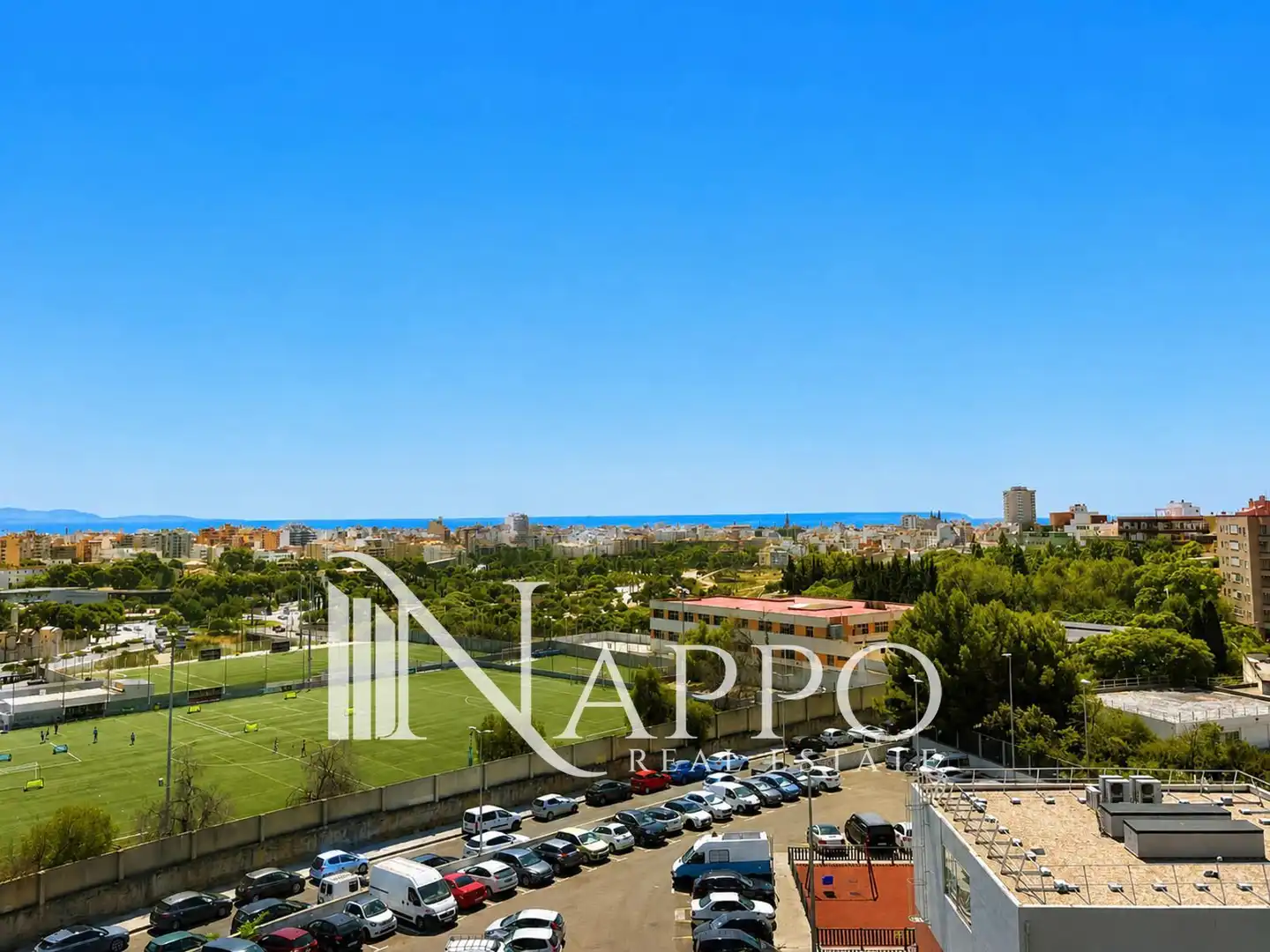 Vista exterior de Àtic de lloguer en  Palma de Mallorca amb Aire condicionat, Calefacció i Terrassa