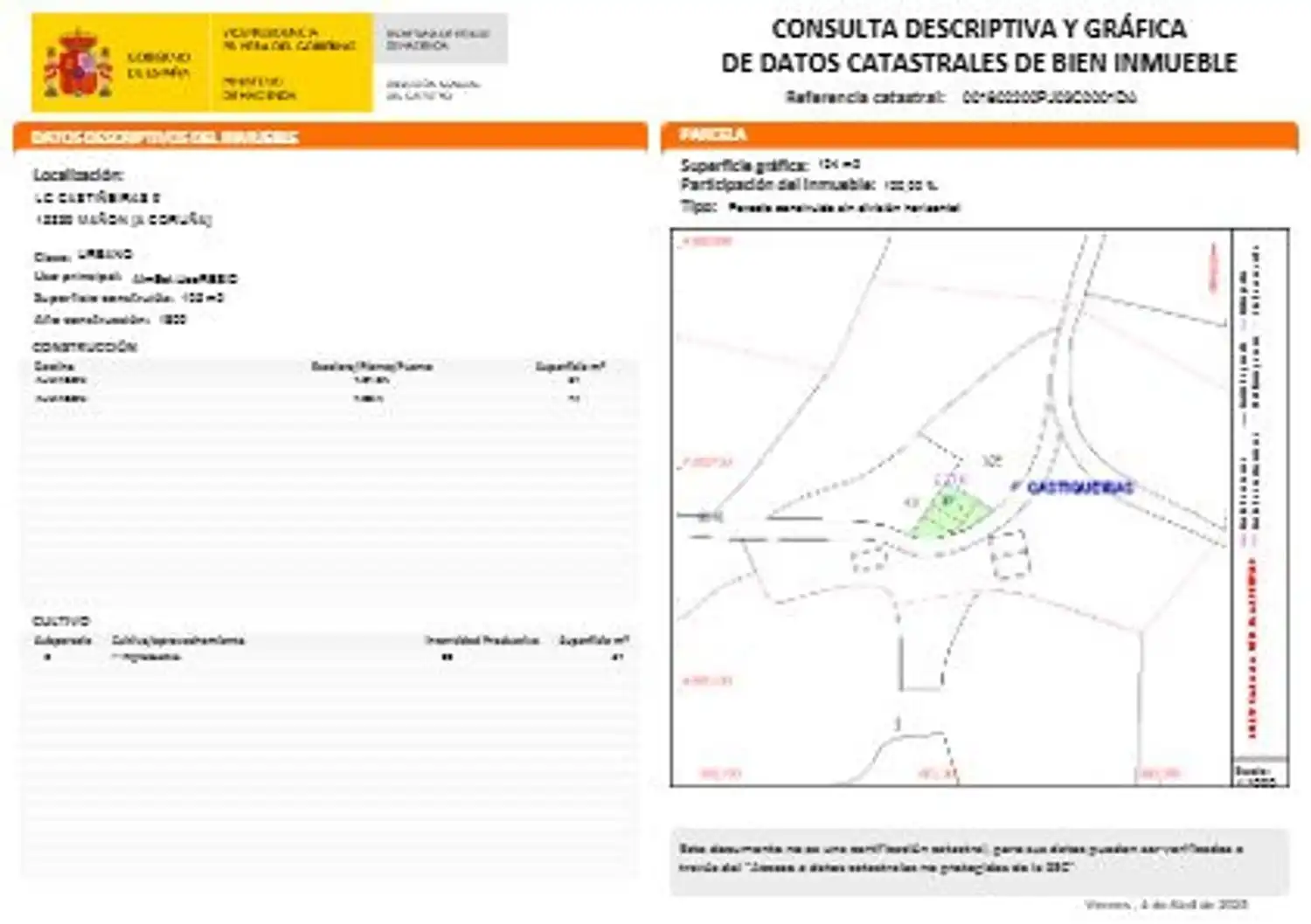 Finca rústica en venta en Mañón con Jardín privado y Trastero