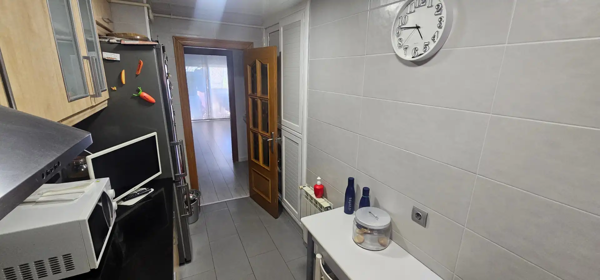 Cuina de Pis en venda en Mataró amb Calefacció, Jardí privat i Parquet