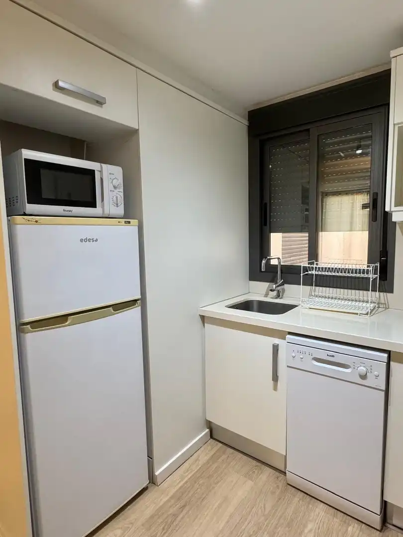 Cocina de Piso de alquiler en Valencia con Aire acondicionado, Calefacción y Amueblado