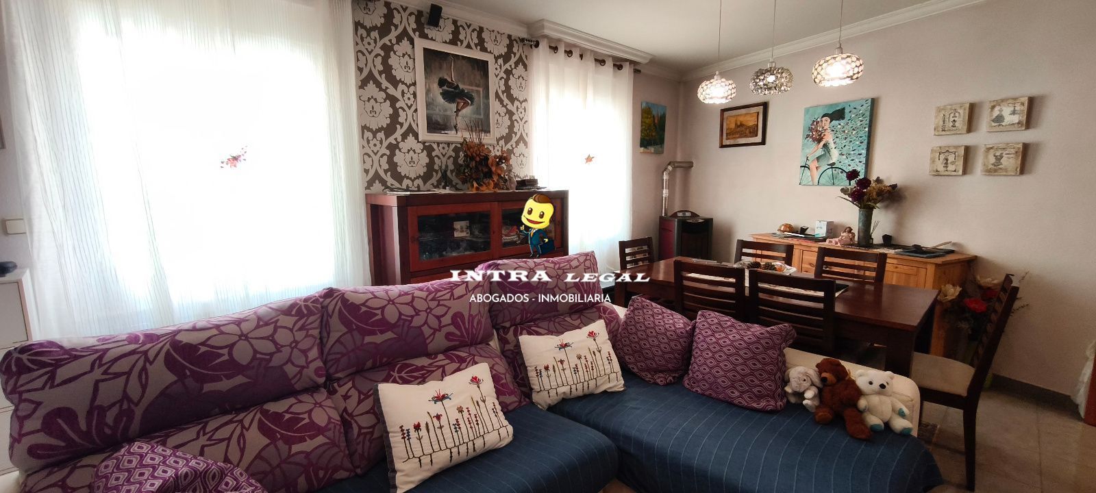 Sala d'estar de Pis en venda en Salamanca Capital amb Calefacció, Moblat i Rentadora