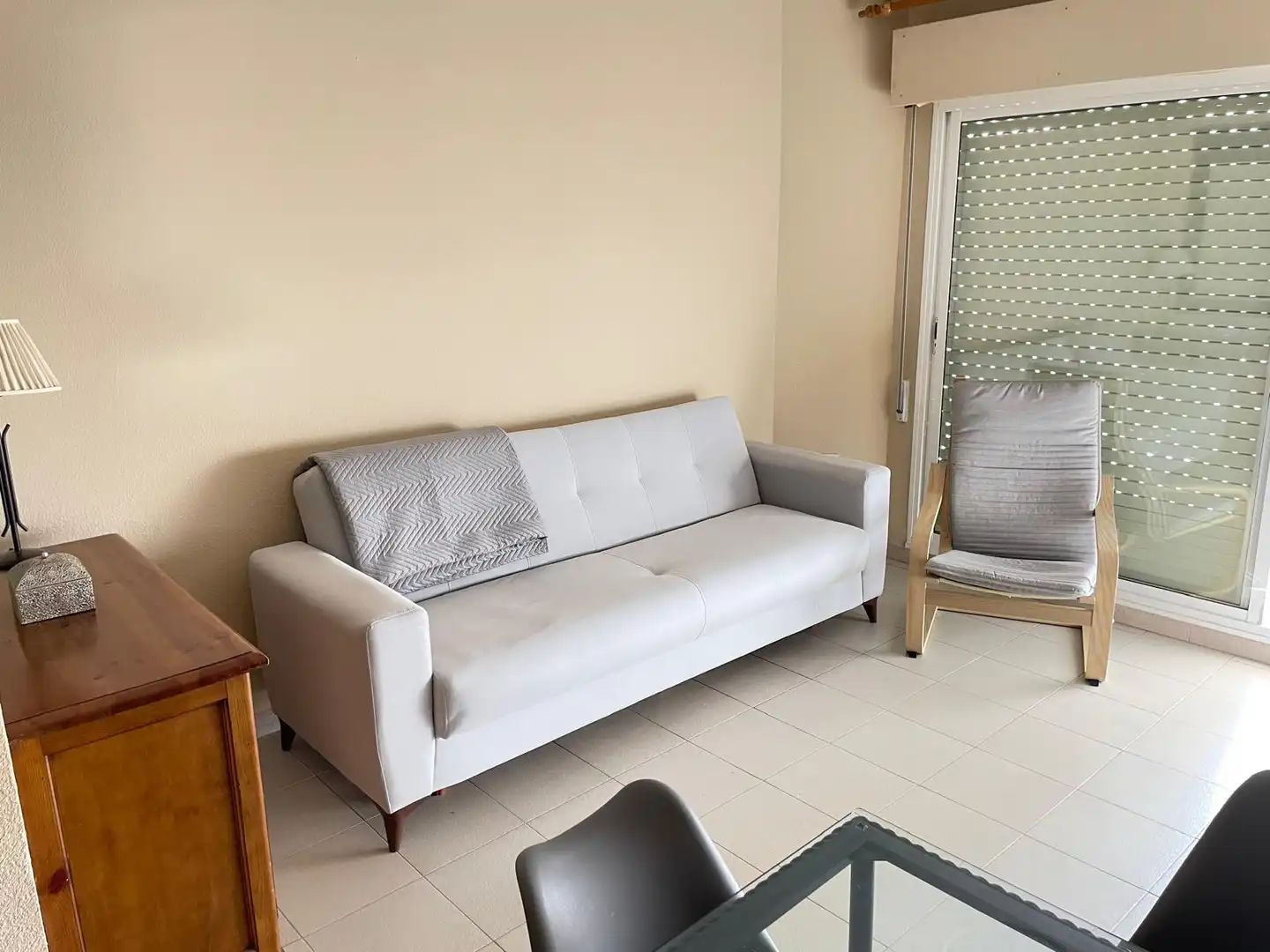 Sala d'estar de Apartament en venda en El Portil amb Terrassa, Moblat i Piscina comunitària