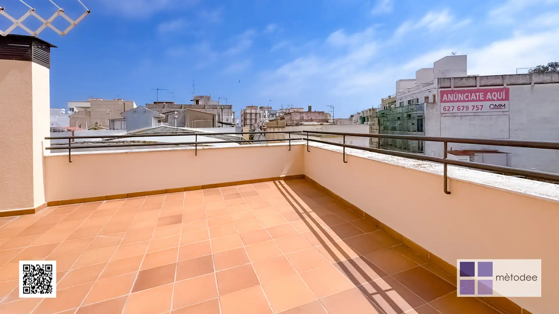 Terraza de Ático de alquiler en Blanes con Aire acondicionado, Calefacción y Terraza