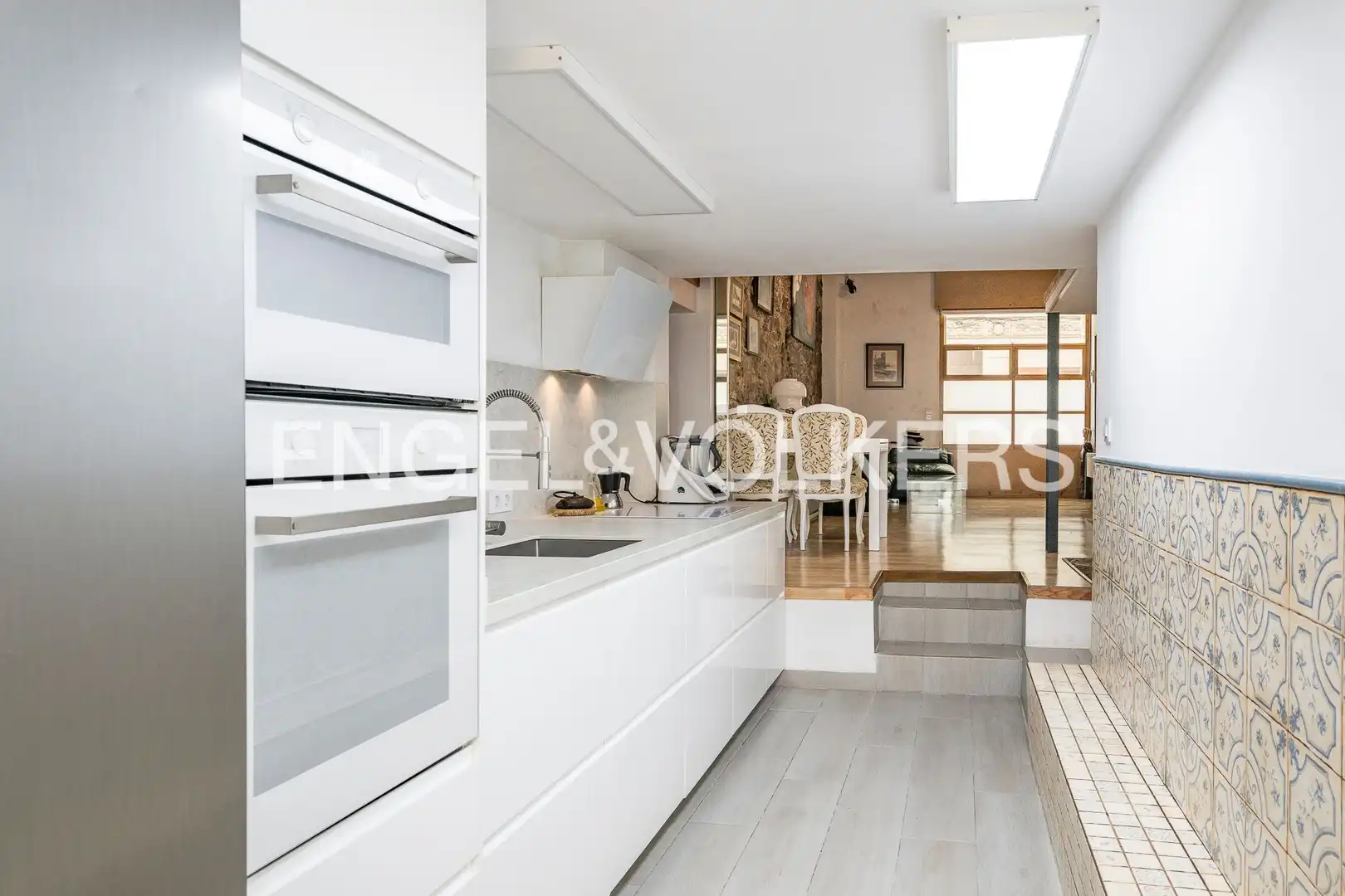 Kitchen of Flat for sale in Barcelona  with Heating and Parquet flooring