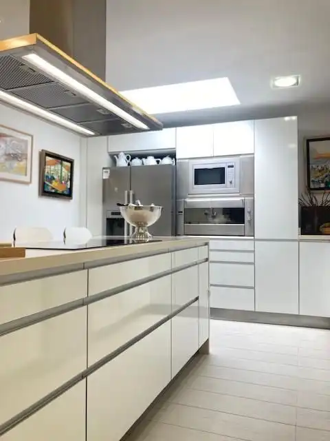 Cuina de Casa o xalet en venda en Roquetas de Mar amb Aire condicionat, Calefacció i Jardí privat