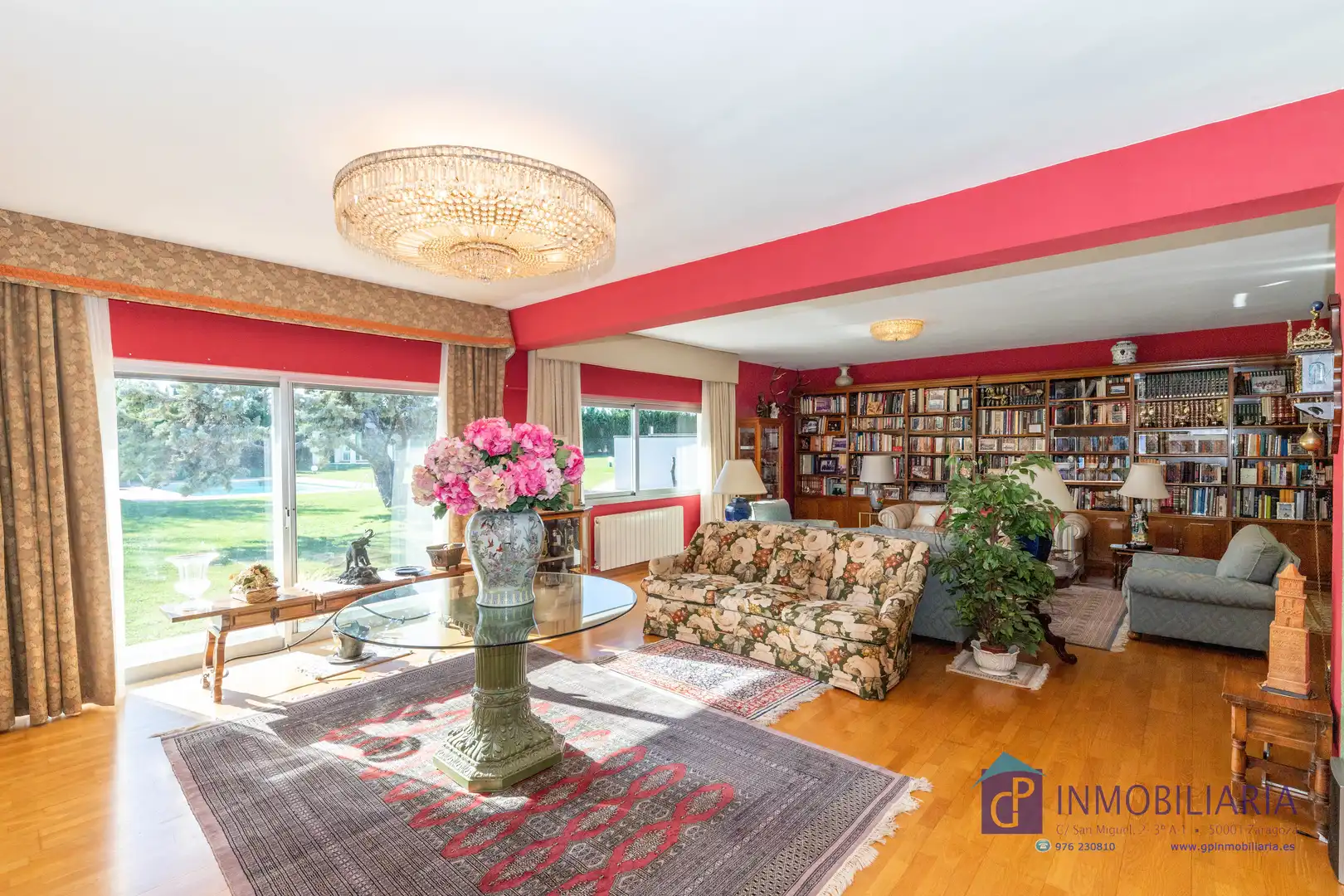 Sala de estar de Casa o chalet en venta en Zaragoza con Aire acondicionado, Calefacción y Jardín privado