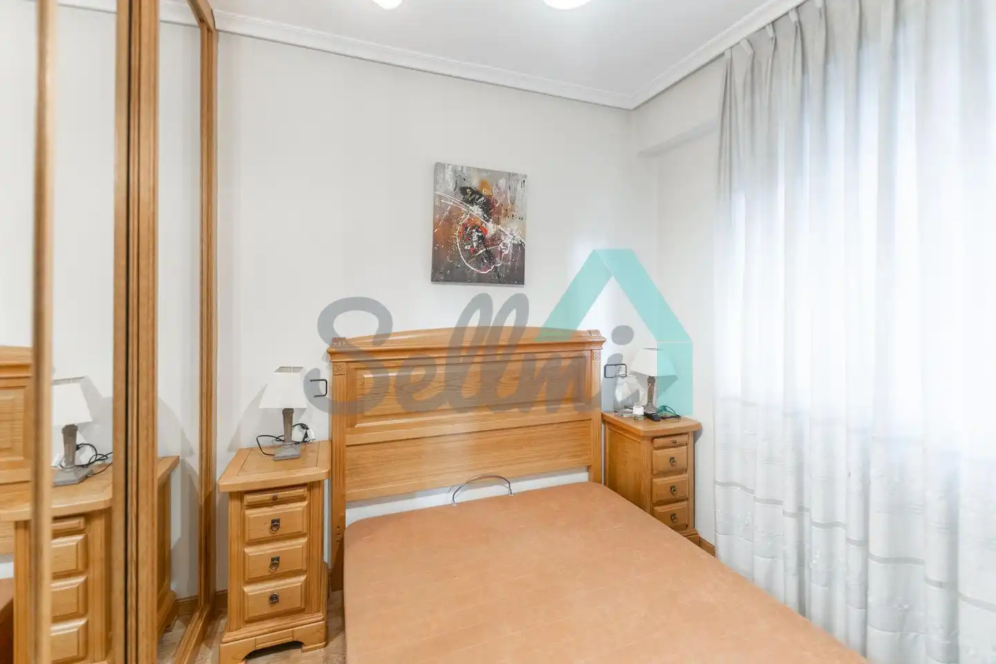 Bedroom of Flat for rent in Oviedo   with Heating, Parquet flooring and Storage room