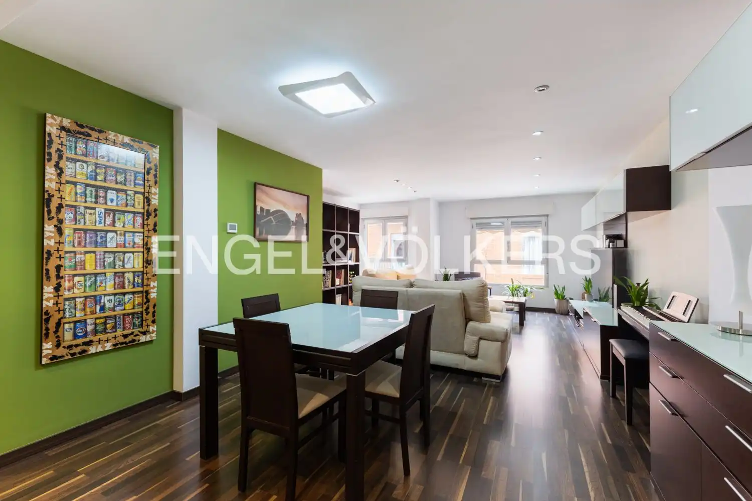 Sala de estar de Piso en venta en Sueca con Aire acondicionado, Calefacción y Parquet