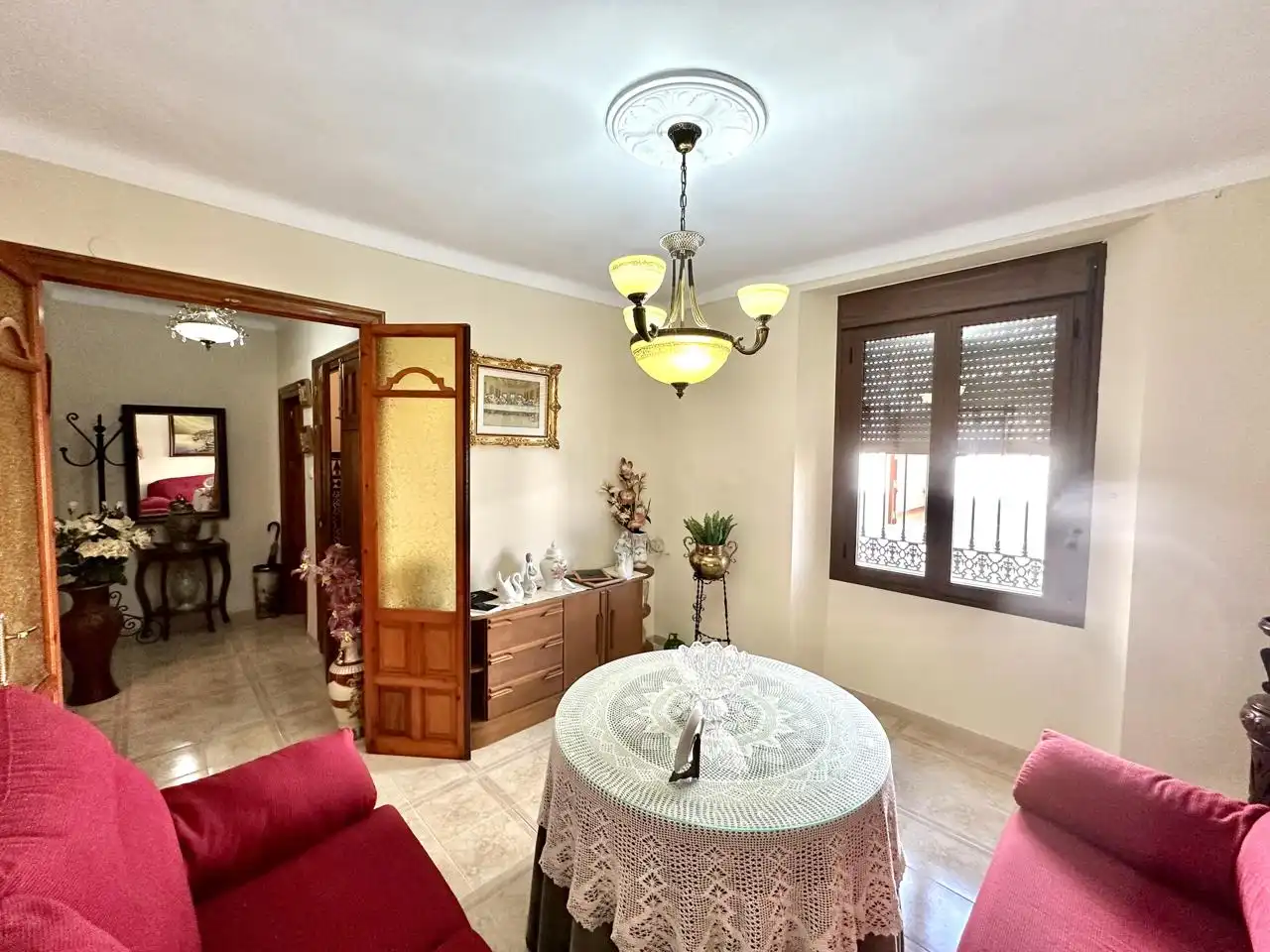 Sala de estar de Casa o chalet en venta en Mollina con Aire acondicionado, Jardín privado y Trastero