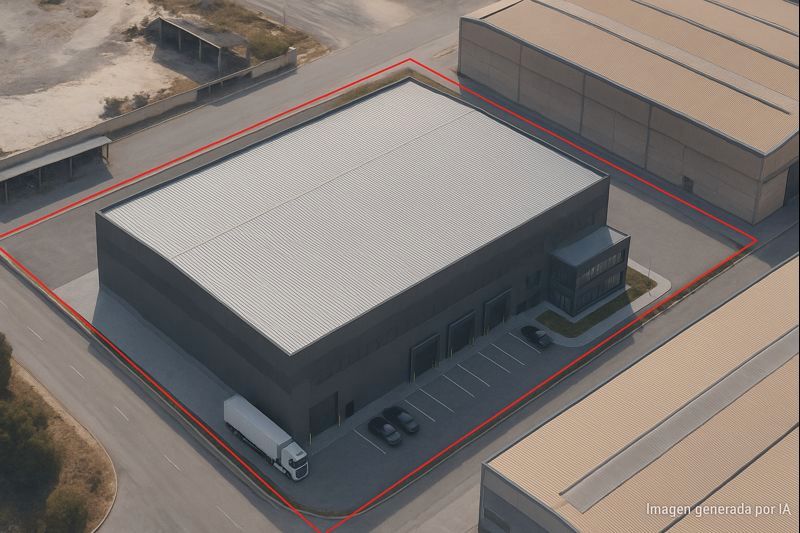 Vista exterior de Terreny industrial en venda en Sant Boi de Llobregat