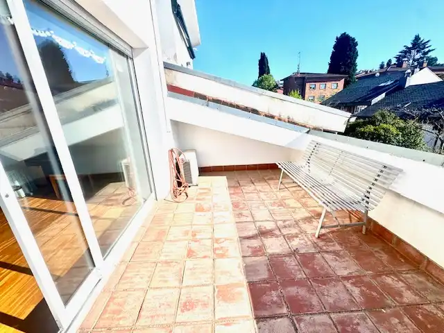 Terrassa de Casa adosada en venda en Sant Cugat del Vallès amb Aire condicionat, Calefacció i Jardí privat