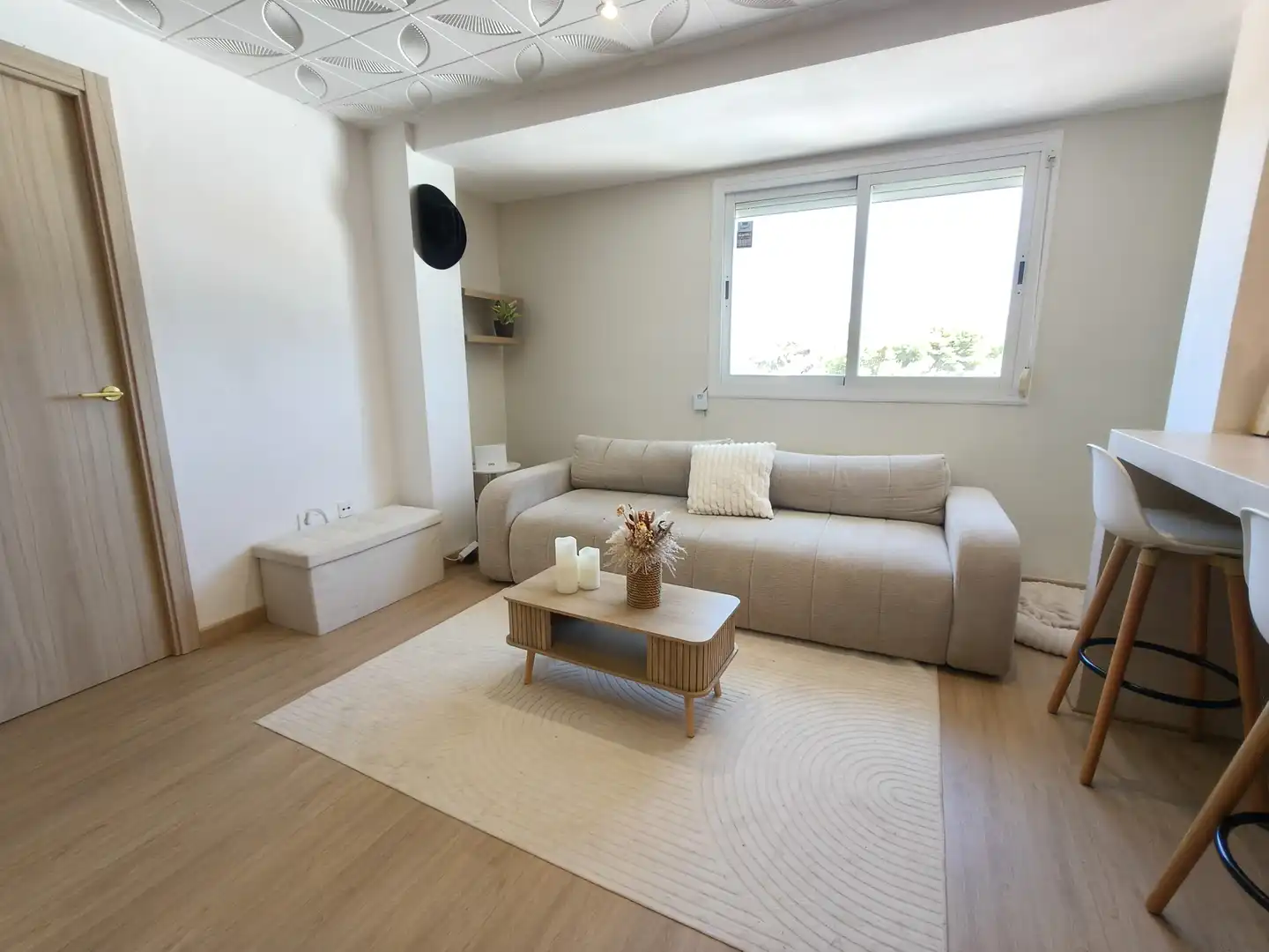 Living room of Flat for sale in Alborache  with Balcony