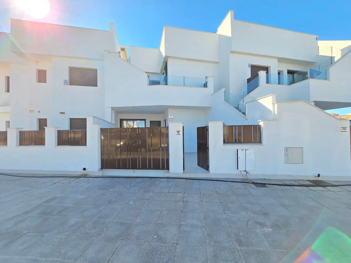 Vista exterior de Casa o chalet en venta en Pilar de la Horadada con Terraza y Piscina