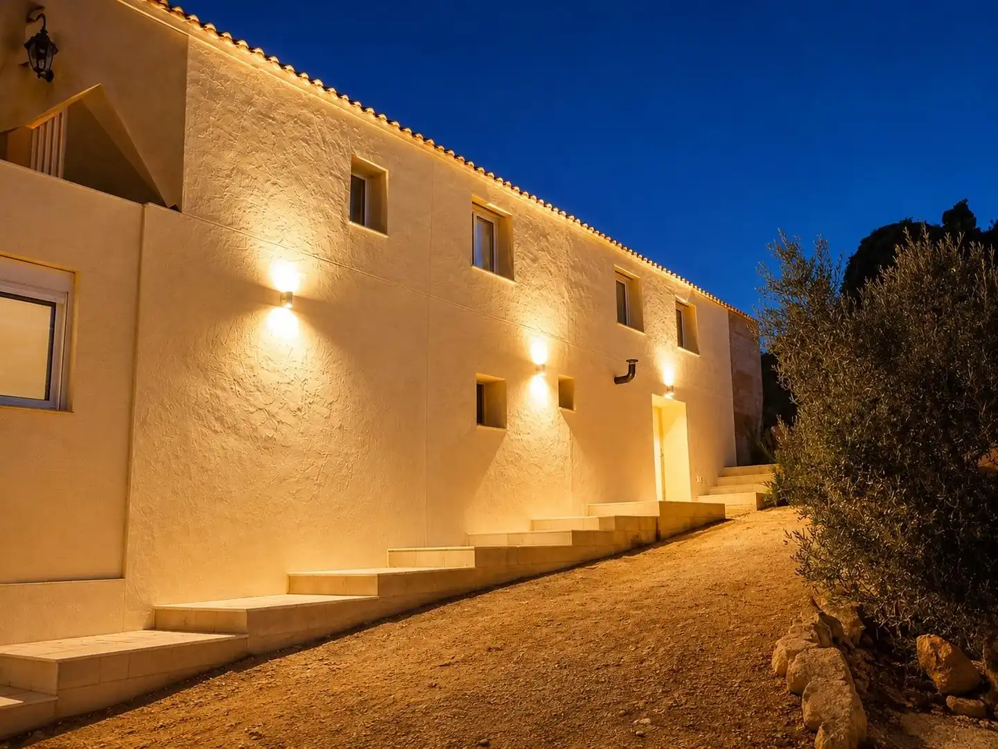 Vista exterior de Casa o xalet en venda en Aspe amb Jardí privat, Terrassa i Traster