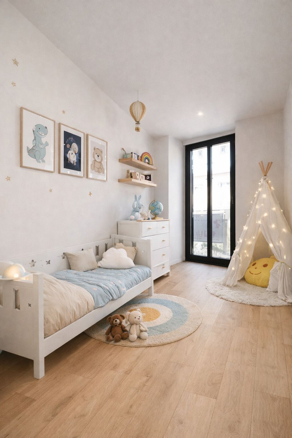 Bedroom of Single-family semi-detached for sale in Pallejà  with Air Conditioner and Heating