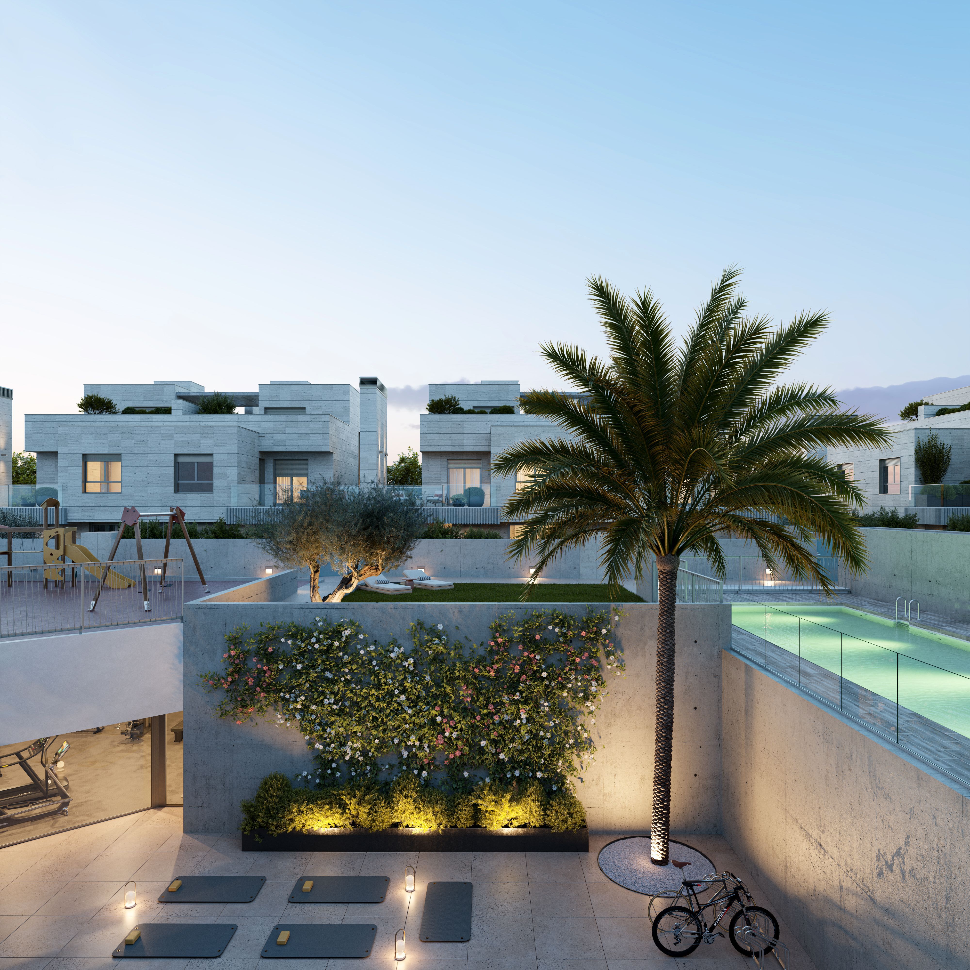 Terrace of Single-family semi-detached for sale in Cuarte de Huerva  with Heating, Private garden and Terrace