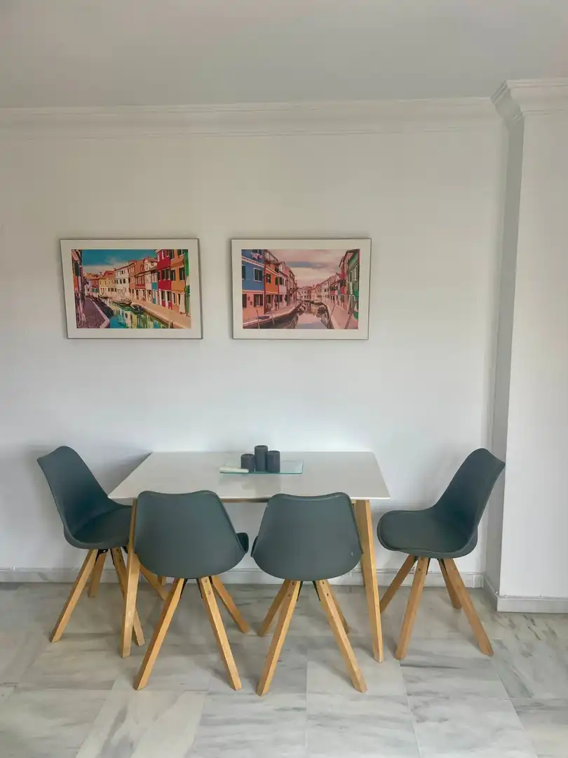Comedor de Apartamento en venta en Málaga con Balcón