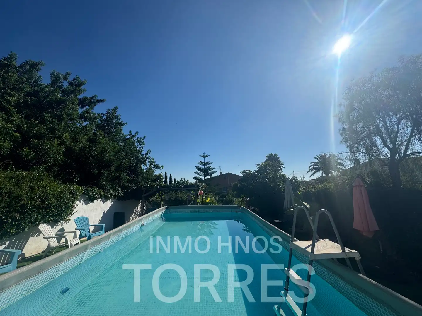 Schwimmbecken von Haus oder Chalet zum Verkauf in Peñíscola / Peníscola mit Klimaanlage, Privatgarten und Terrasse