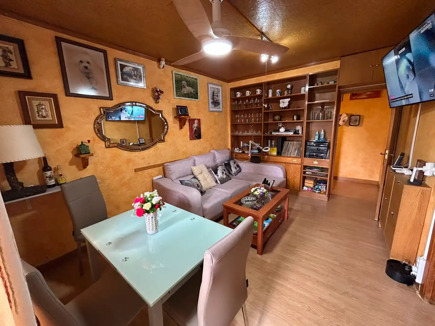 Sala d'estar de Pis en venda en Mejorada del Campo amb Aire condicionat i Forn