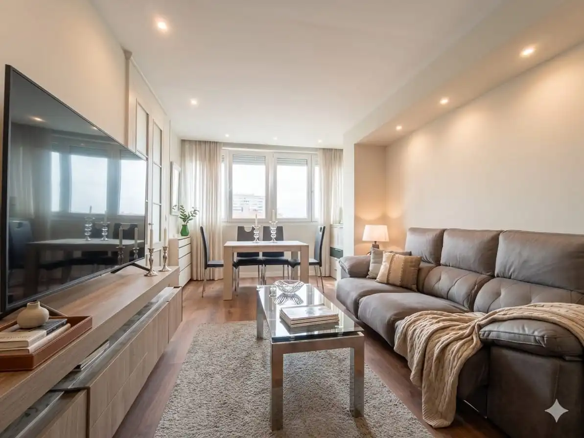 Sala de estar de Piso en venta en Madrid con Calefacción y Balcón
