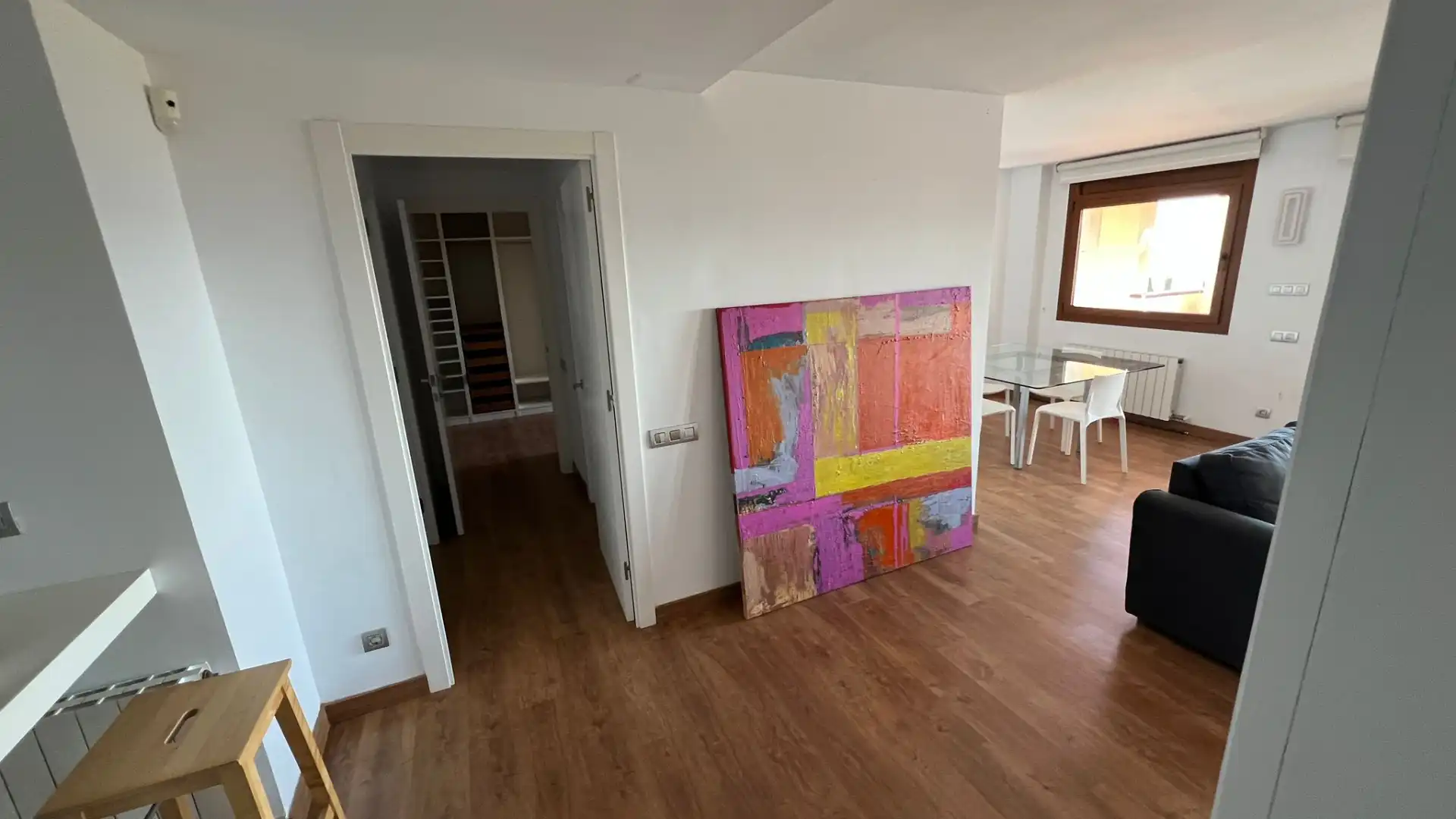 Schlafzimmer von Wohnung zur Miete in Gavà mit Heizung, Parkett und Terrasse