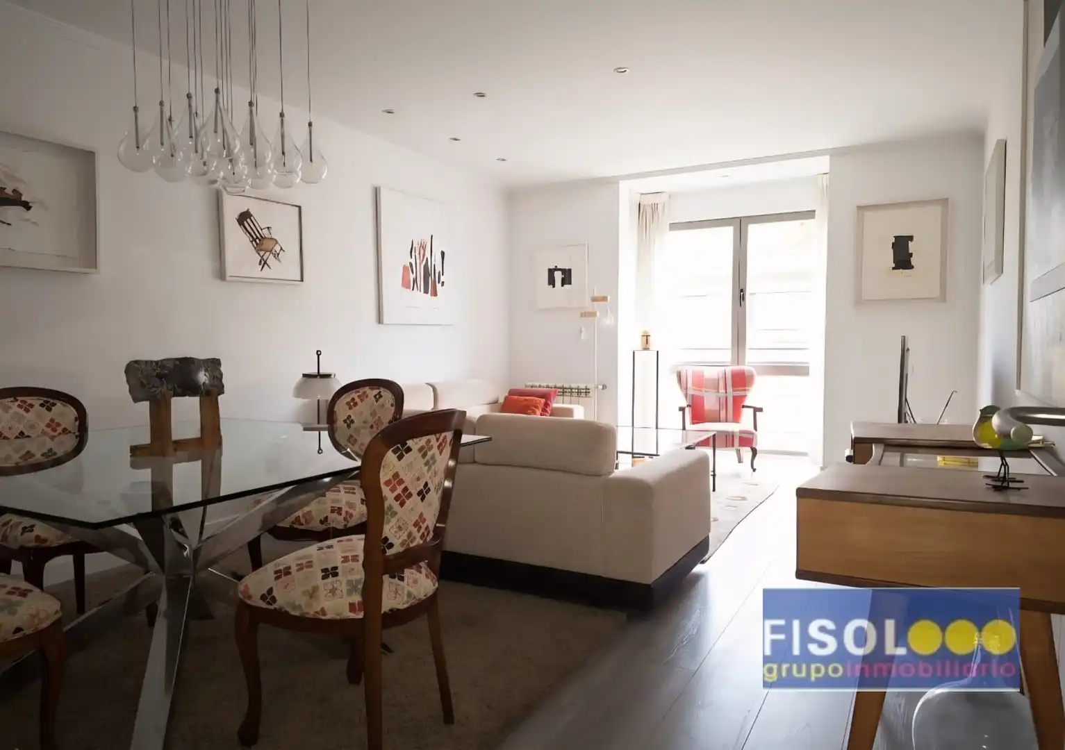 Sala de estar de Ático en venta en Madrid con Aire acondicionado, Calefacción y Terraza