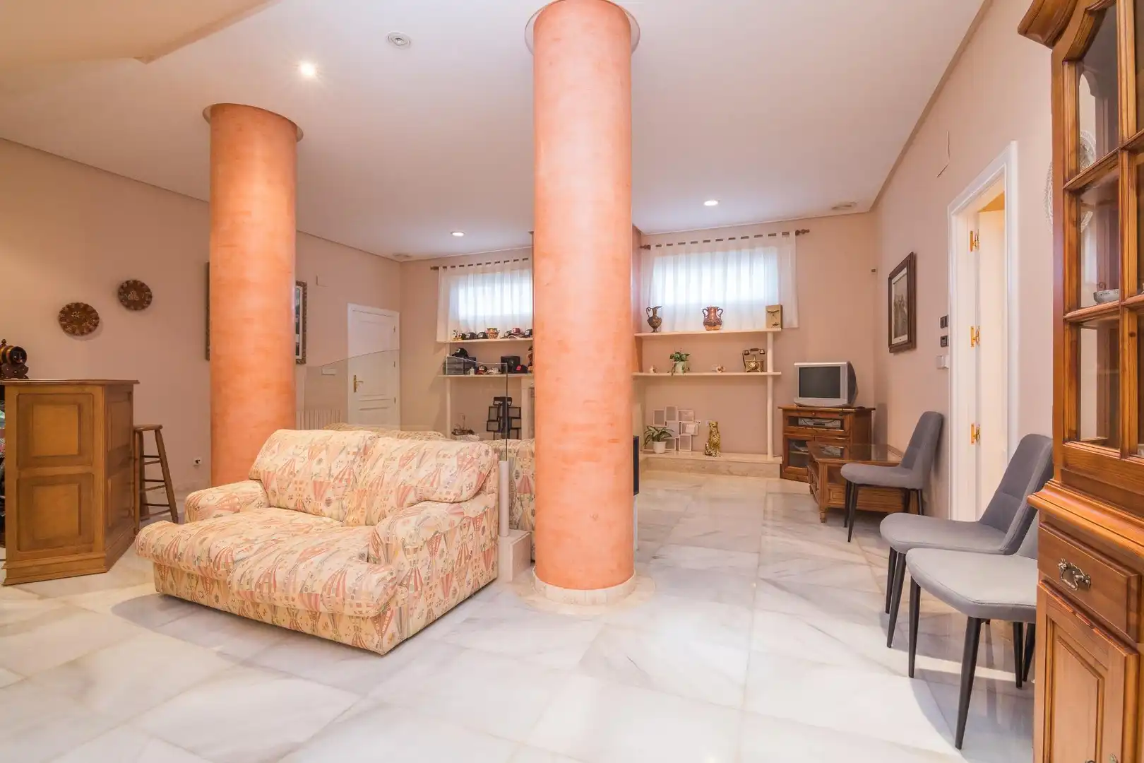 Sala de estar de Casa o chalet en venta en Elche / Elx con Aire acondicionado, Jardín privado y Terraza