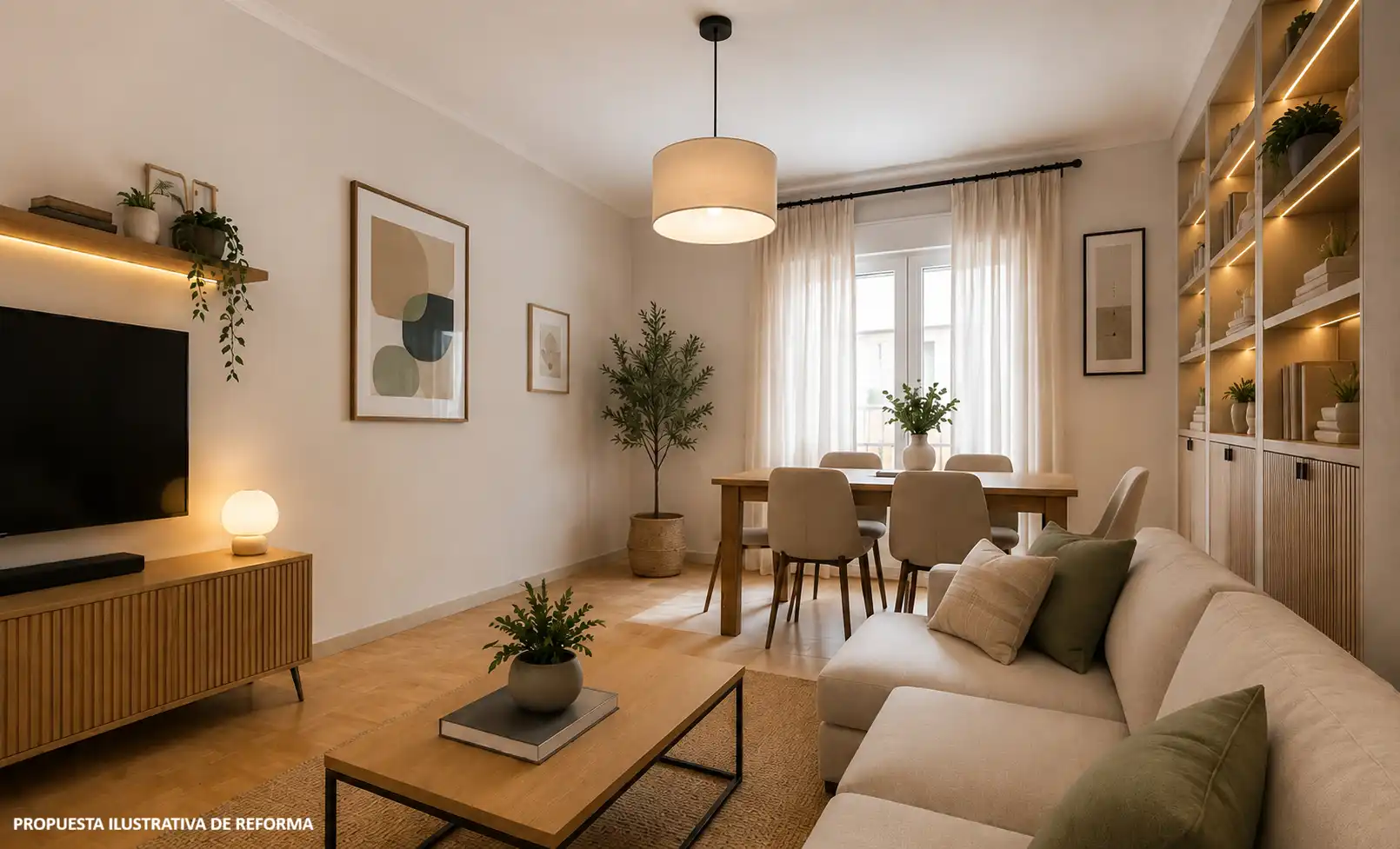 Living room of Flat for sale in Madrid  with Terrace and Balcony
