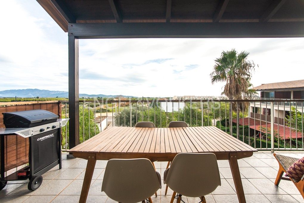 Terrace of Apartment for sale in San Jorge / Sant Jordi  with Air Conditioner, Heating and Private garden
