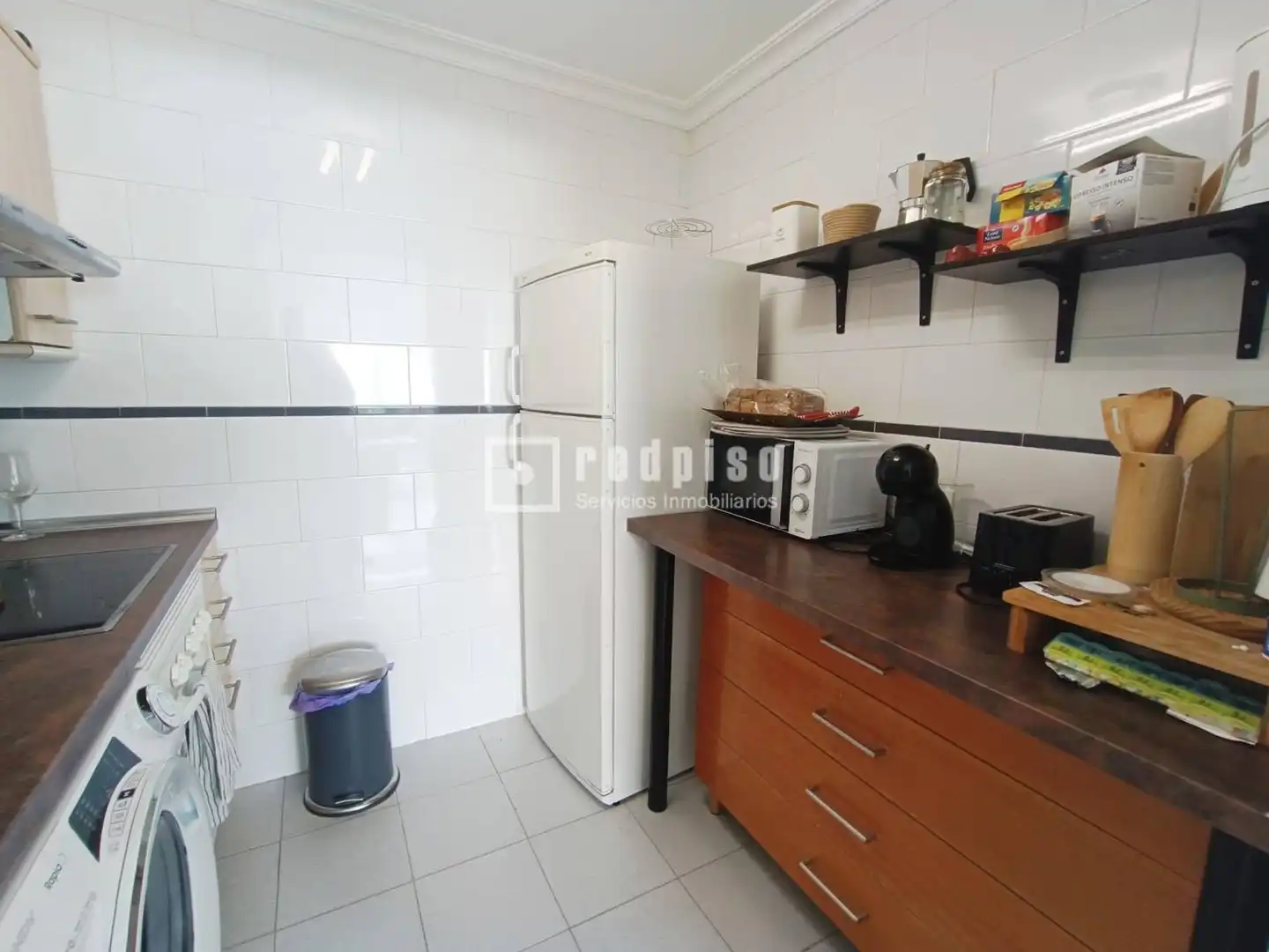 Kitchen of Flat for rent in Benalmádena  with Air Conditioner, Private garden and Terrace