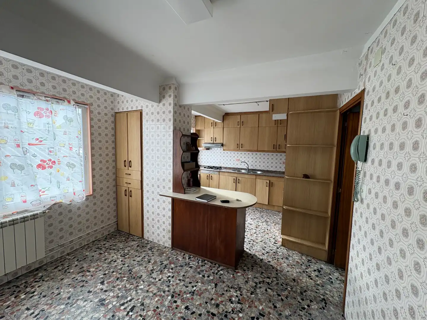 Kitchen of Flat for sale in Ferrol  with Heating and Balcony