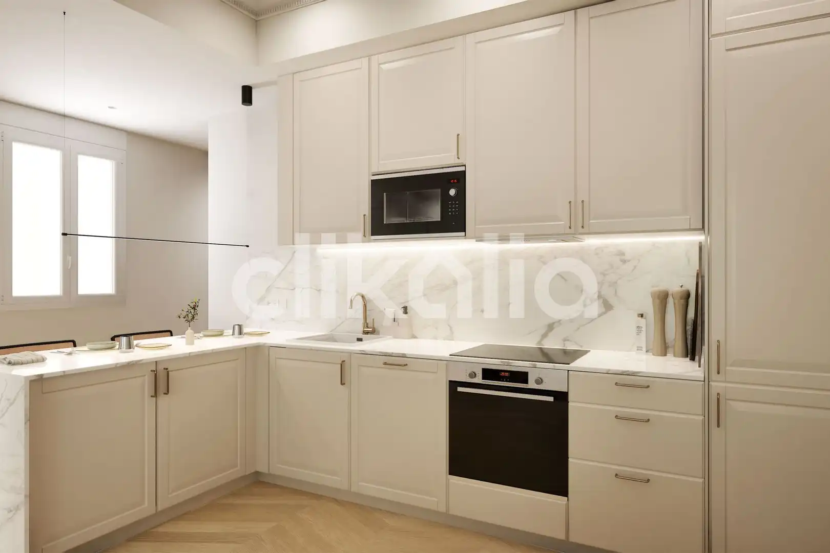 Kitchen of Flat for sale in Sevilla  with Air Conditioner and Terrace