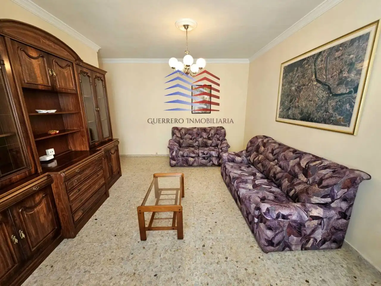 Living room of Flat for rent in Ourense Capital   with Heating, Furnished and Balcony