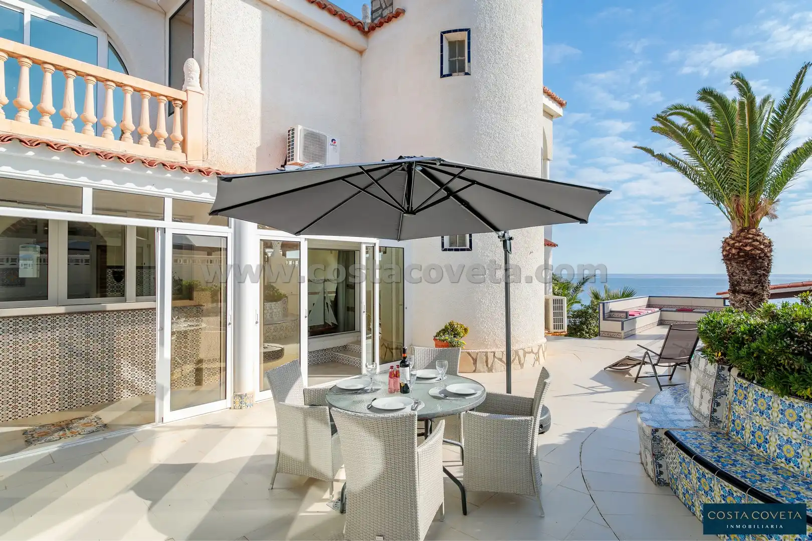 Terrace of Houses for sale in El Campello  with Air Conditioner, Private garden and Terrace