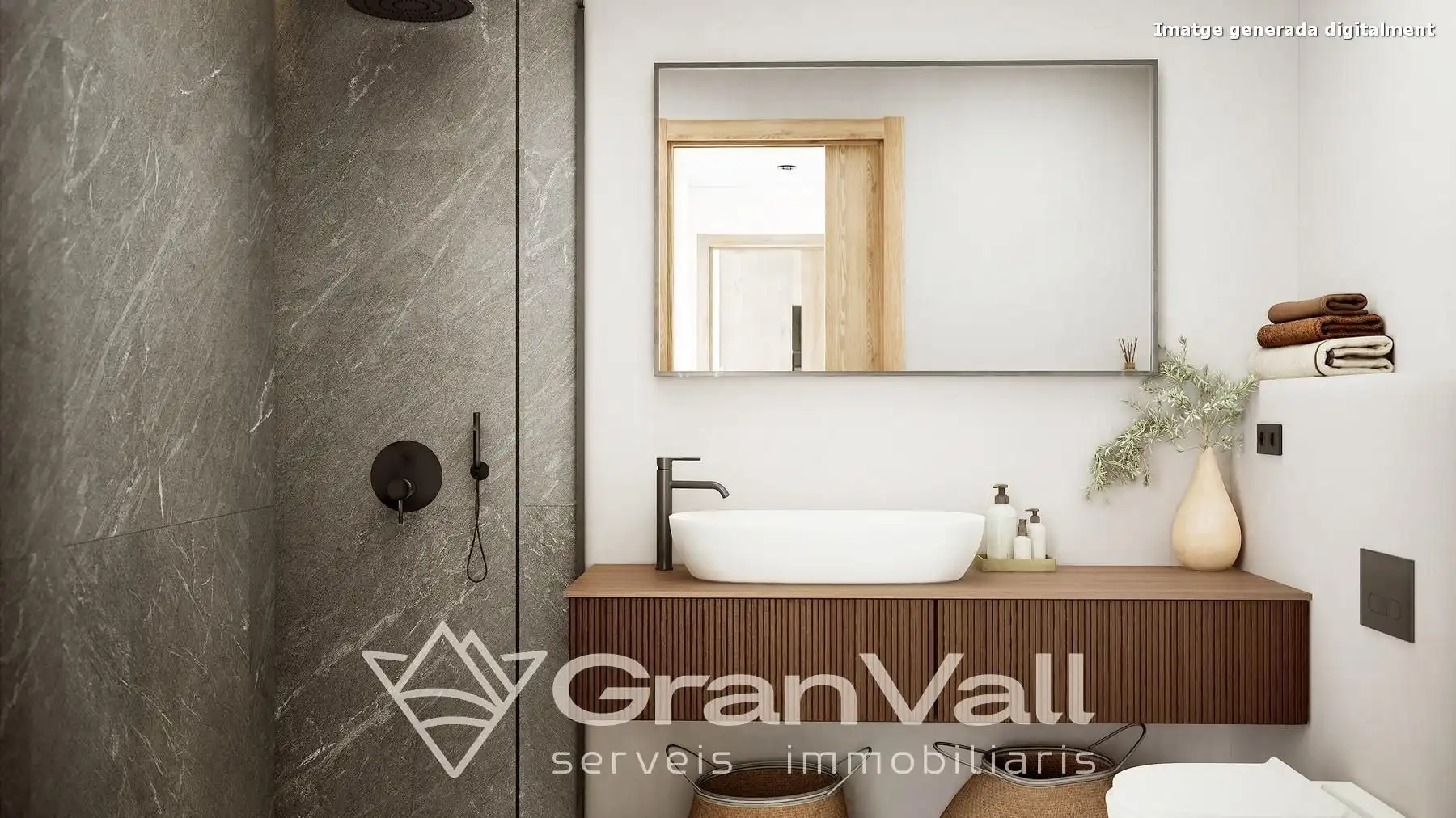 Bathroom of Apartments for sale in Puigcerdà  with Heating, Parquet flooring and Storage room
