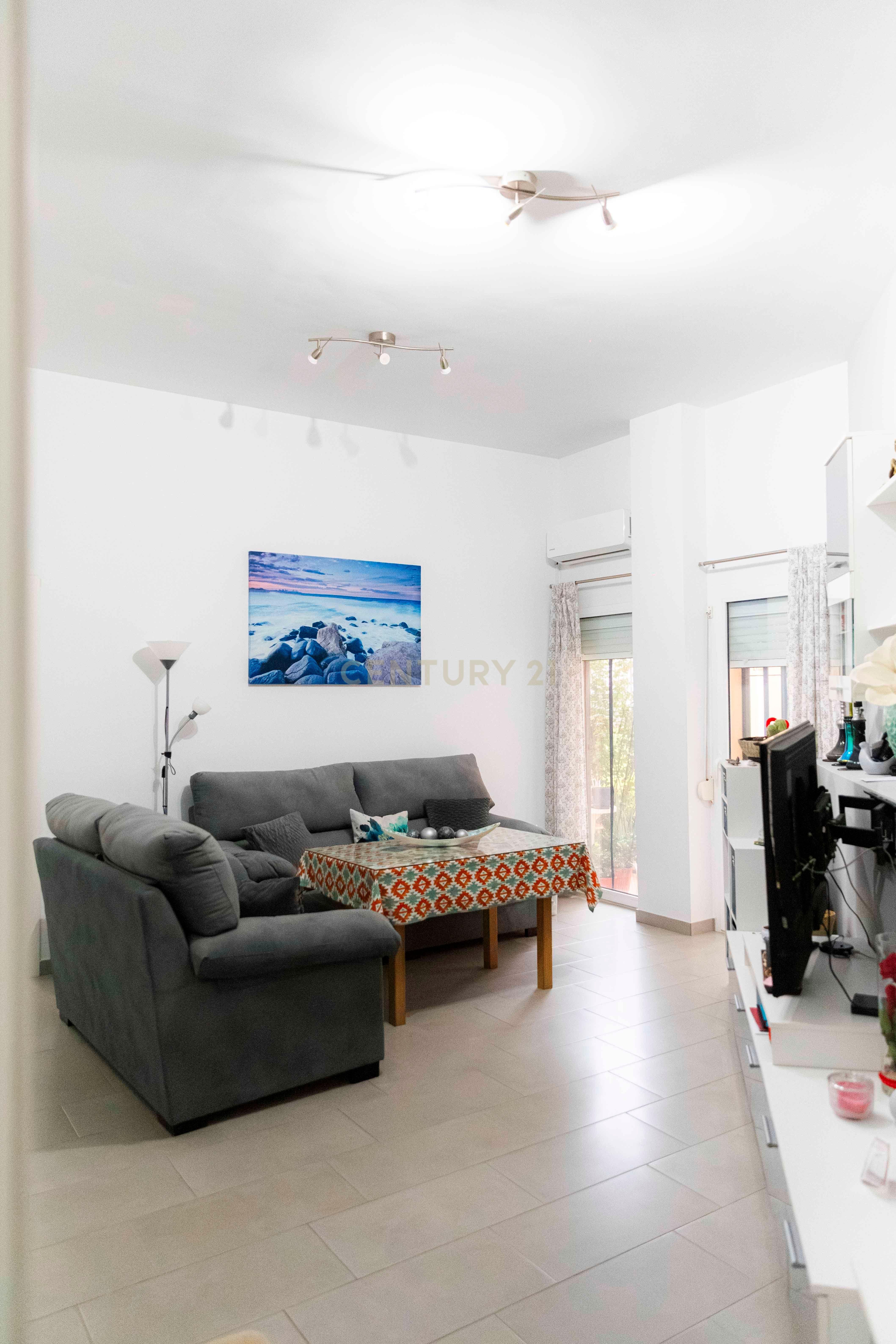 Living room of Flat for sale in Campillos  with Air Conditioner, Private garden and Community pool