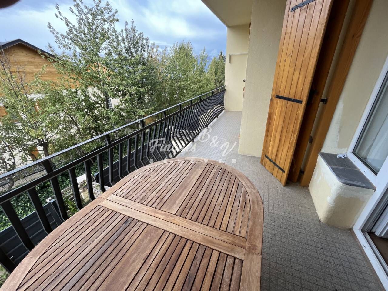 Terrassa de Apartament de lloguer en Palau - de - Cerdagne amb Calefacció, Parquet i Terrassa