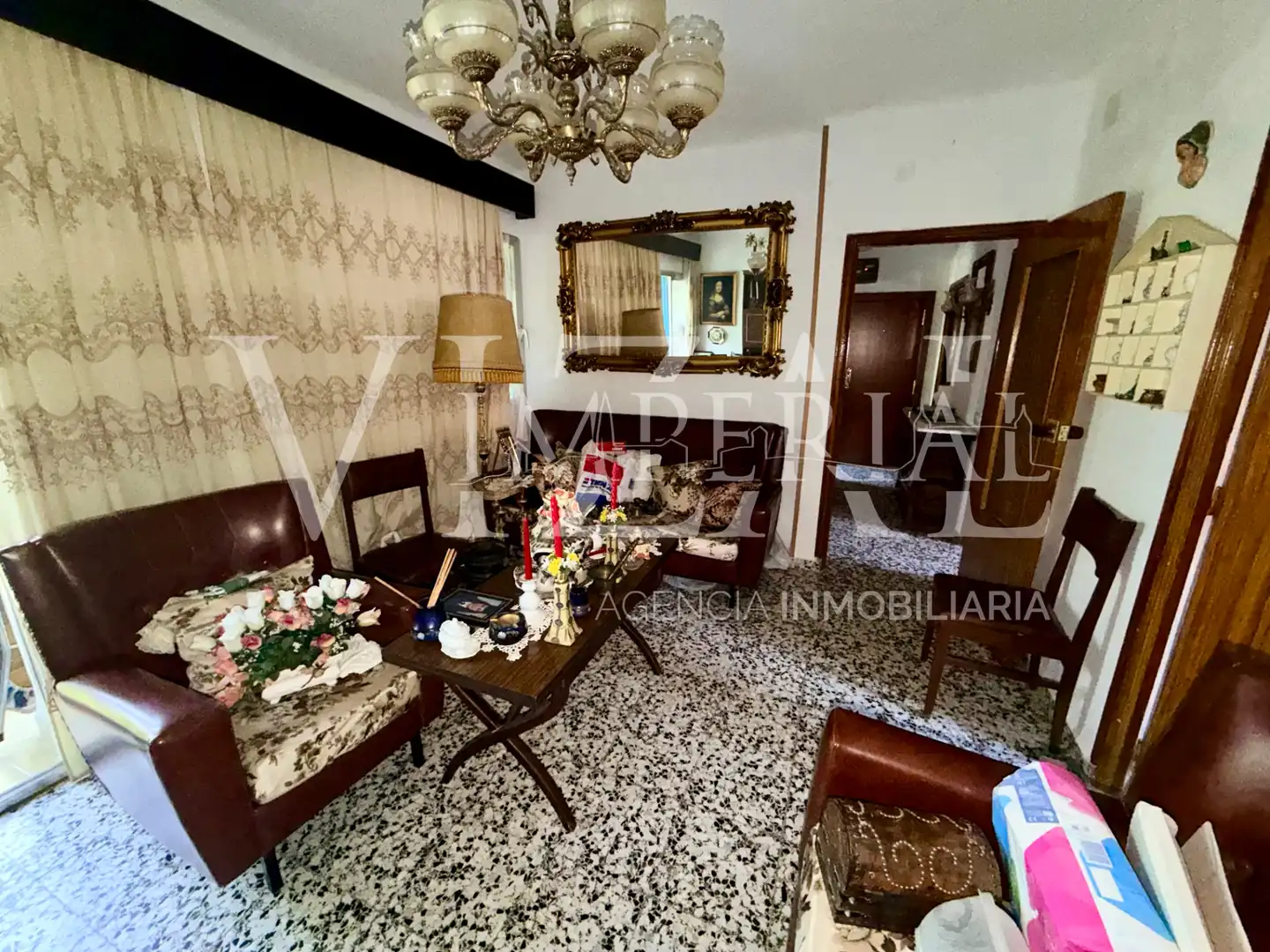 Living room of Flat for sale in Toledo  with Balcony