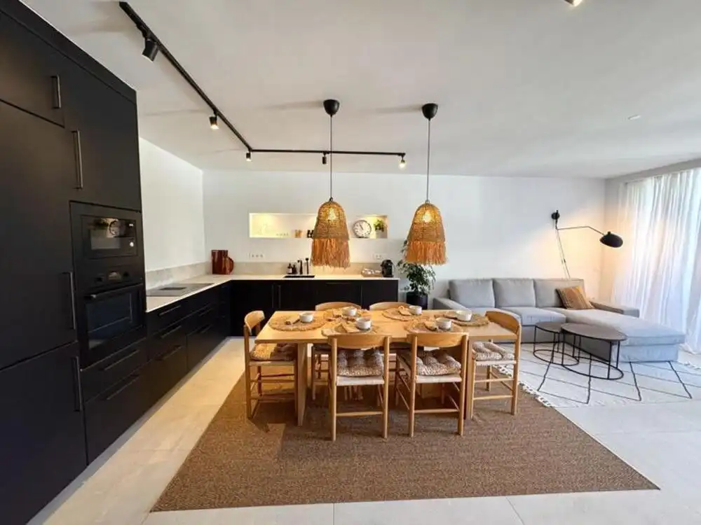 Küche von Maisonette zur Miete in Benahavís mit Klimaanlage, Terrasse und Abstellraum