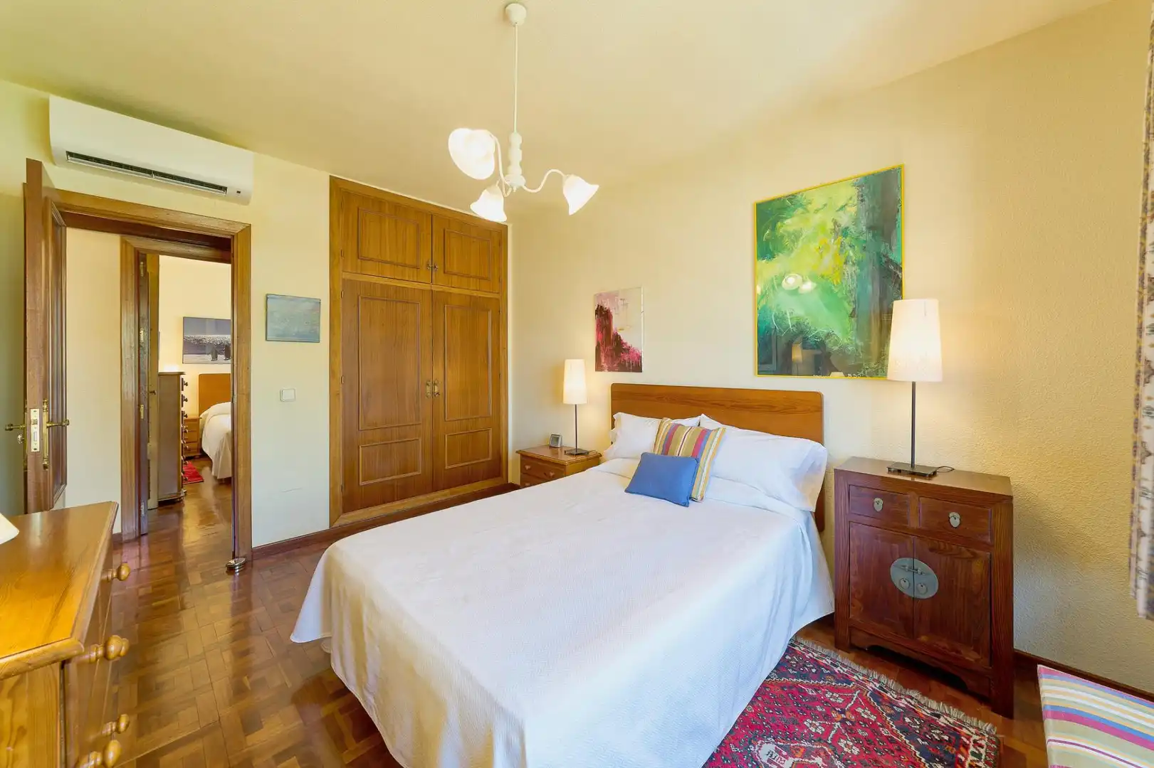 Bedroom of Houses for rent in Málaga  with Air Conditioner, Heating and Private garden