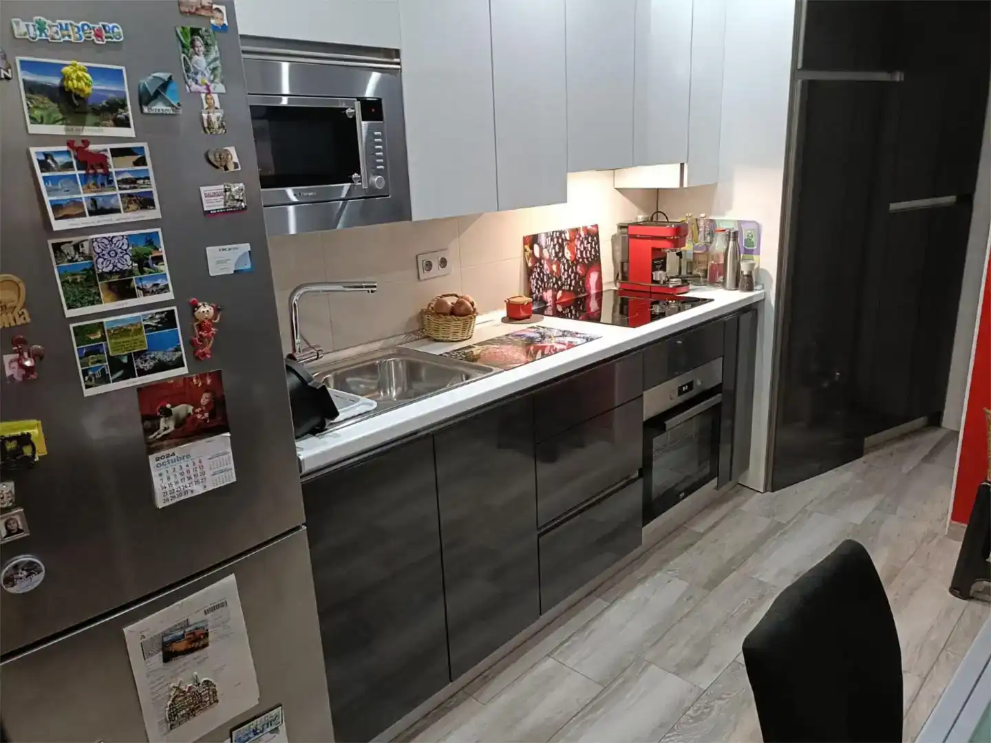 Cuina de Apartament en venda en Roquetas de Mar amb Aire condicionat
