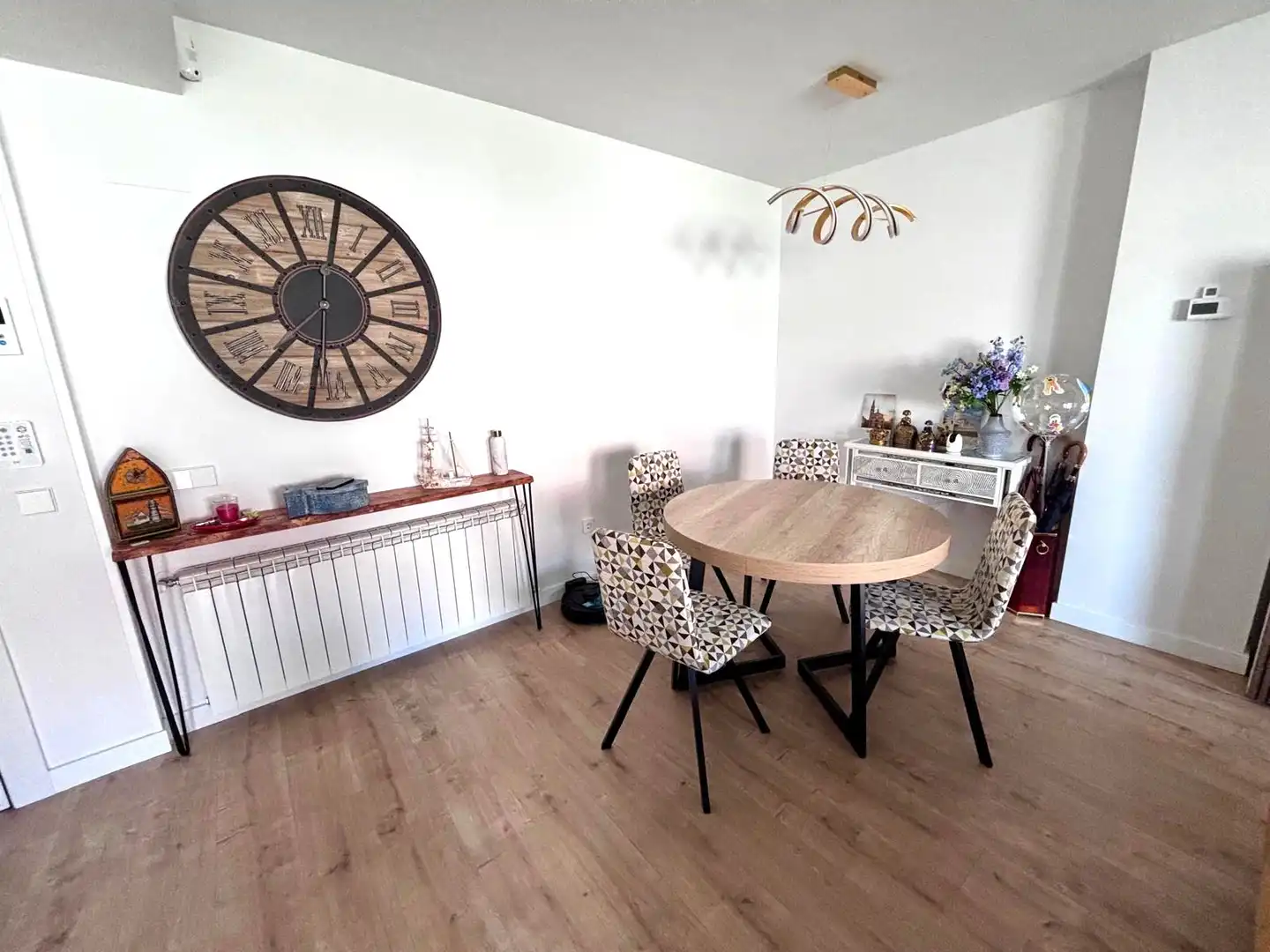 Dining room of Flat for sale in Gijón   with Heating, Private garden and Parquet flooring