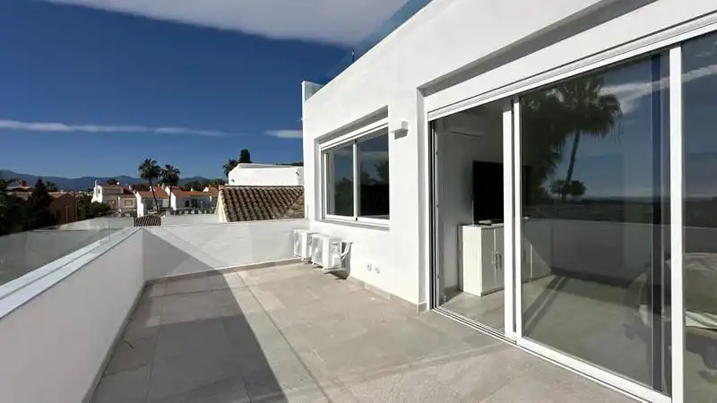 Terrace of Detached homes for rent in Estepona  with Air Conditioner, Terrace and Storage room