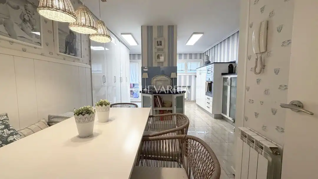 Cocina de Piso en venta en Leioa con Calefacción, Jardín privado y Terraza